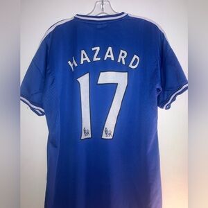 Vintage Chelsea FC Eden Hazard #17 Men’s Soccer Football Jersey Medium Samsung